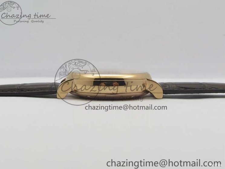 MIROTIME 0411 Efficient Portofino Chrono RG ZF 1:1 Best Edition White Dial on Brown Leather Strap A 7151